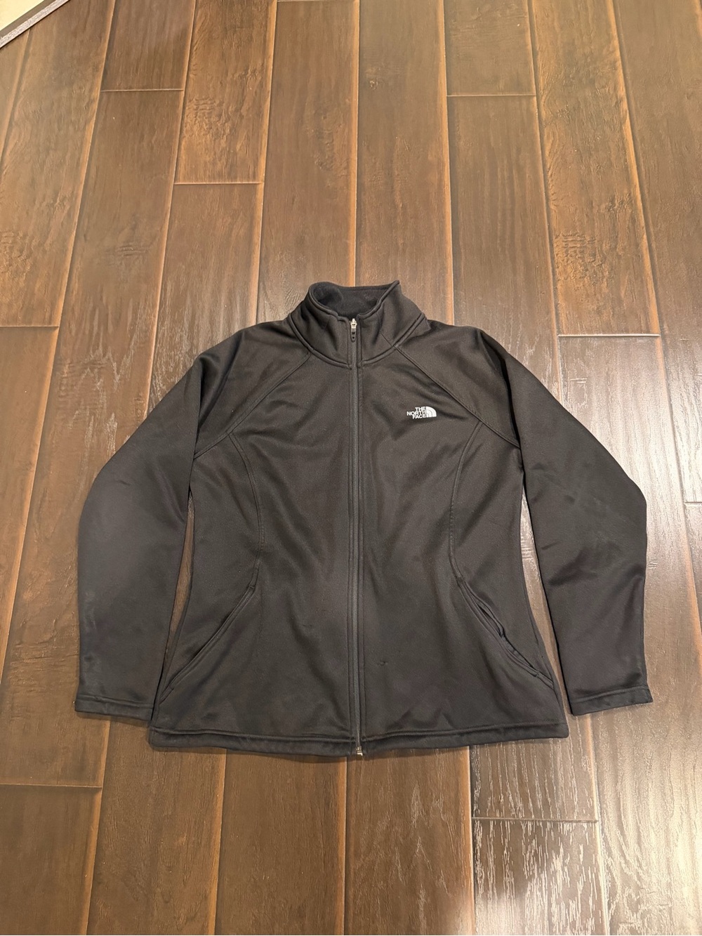 The North Face Women's Black Zip-Up Fleece Jacket